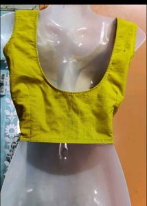 Yallow Sleeveless Blouse