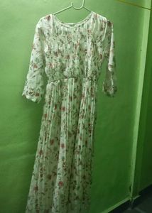 Floral Print Maxi Dress