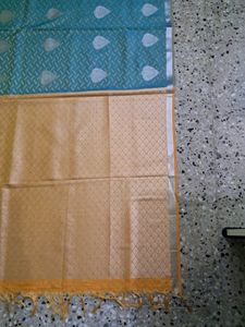 Embossed Pattu Saree