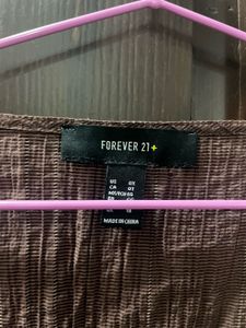 Brown Forever 21 Coord Set