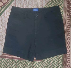 Women Simply Styled Black Shorts