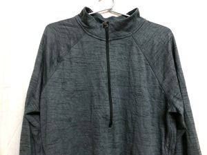 Champion Grey Half Zip T shirt