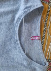 Light Blue Batwing Sleeve Top
