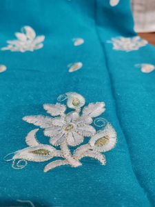 Elegant Blue Saree