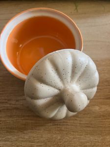 Ceramic Pumpkin Jar
