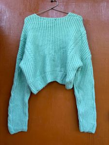 V Neck Korean Pullover