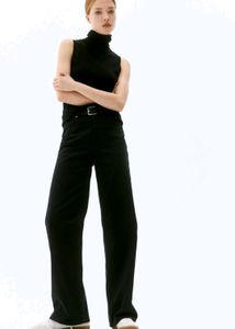 Combo H&amp;M 1.white &amp; 2.black pants