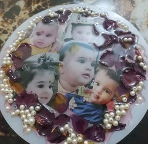 Resin Collage Handmade
