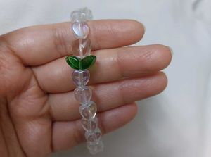 Tulip🌷with Holographic Hearts Bracelet