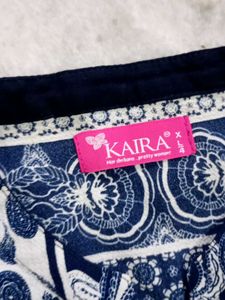 Blue And White Kurta