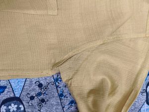 Louis Philippe Yellow Full Sleeves Shirt In Xl