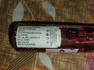 Itari Crush Strawberry And Raspberry Fruity Mist