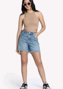 Zivame Bra Top With Inbuilt Cups- Tan/brown