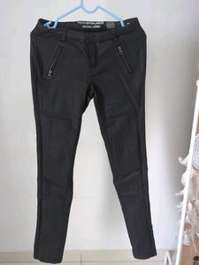 Vero Moda Leather Finish Jeans