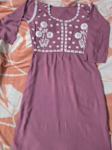 Floral Embroidered Kurta