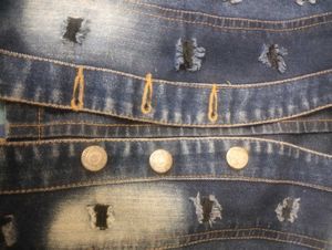 Distressed Denim jacket