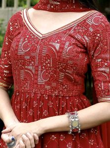 Red sharara suit set🌻