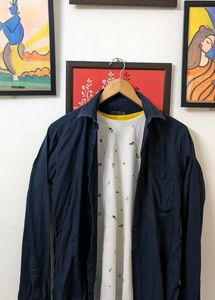 Blue Color Branded Shirt For Men