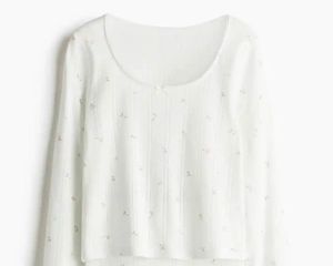 White Long Sleeve Top