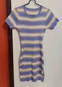 Striped Bodycon Mini Dress