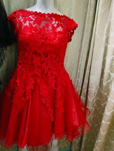 Red Lace Mini Dress