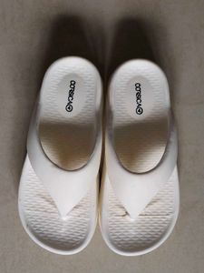 White Flip Flops