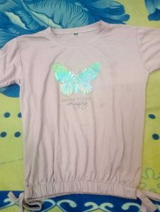 Butterfly Sequin T-Shirt