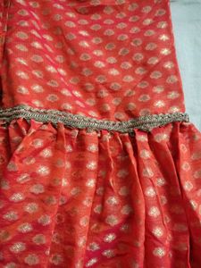 Orange &amp; Gold Women&#39;s Garara