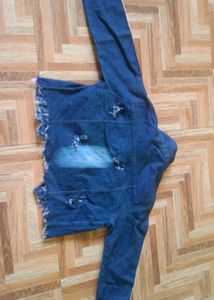 Crop Ripped Denim