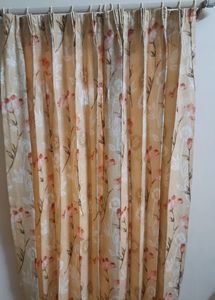 Silk Door Curtains