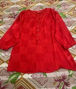 Red Casual Top