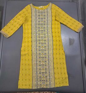 Yellow Cotton Kurta from MAX