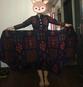 Flared cotton kurti