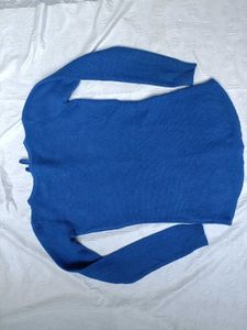 Blue Lace-Up Sweater 💙