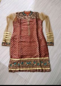 Branded Sequence Handwork Kurta Set