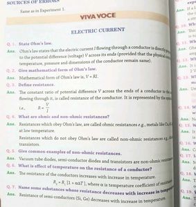 PHYSICS PRACTICALS CBSE