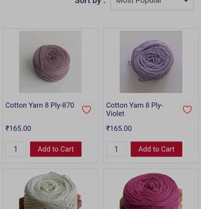 aran or medium weight crochet yarn