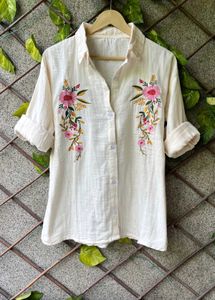 Cotton Embroidery Tops
