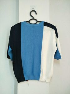Colourblock Knitted Tops