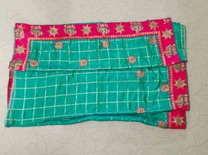 Sea Green Fancy Saree