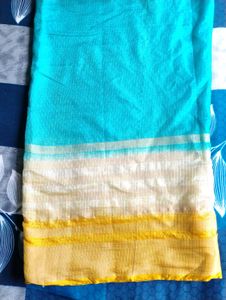 🩵Elegant Blue Saree✨