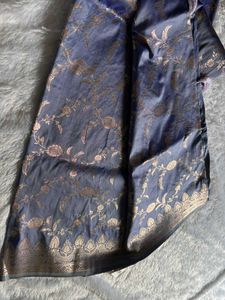 Banarasi Silk Saree - Lavender &amp; Gold❤️