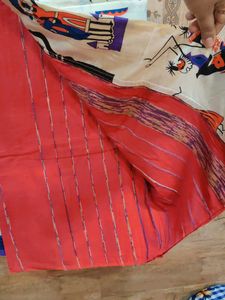 Brand New Kantha Saree With Uncut Blouse Piece