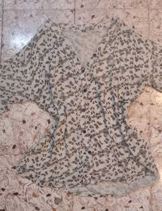 Butterfly Print Blouse