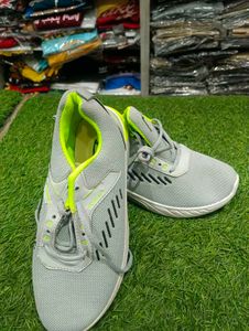 Combo Gray &amp; Neon Sports Shoes
