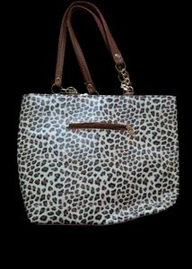 Leopard Print Hand Bag