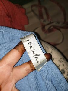 19M. BLUE TUBE SEXY TOP