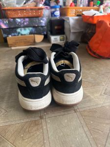 Puma Women Black Suede Mayu UPSneakers