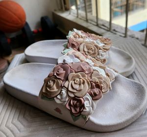 Westside Luna Blu Flower Slip Ons