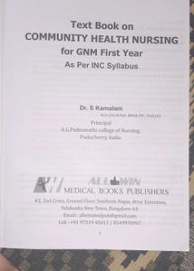 COMMUNITY HEALTH NURSING TB